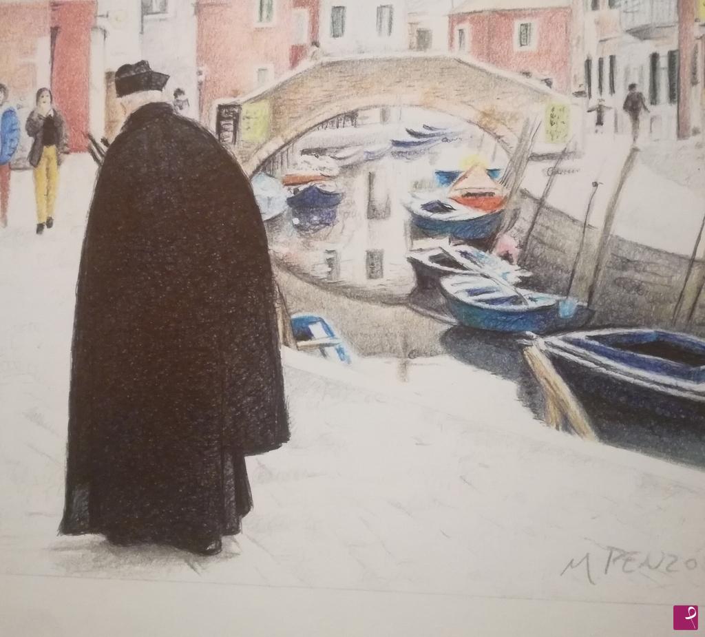 quadri in vendita online - Passeggiando per chioggia 