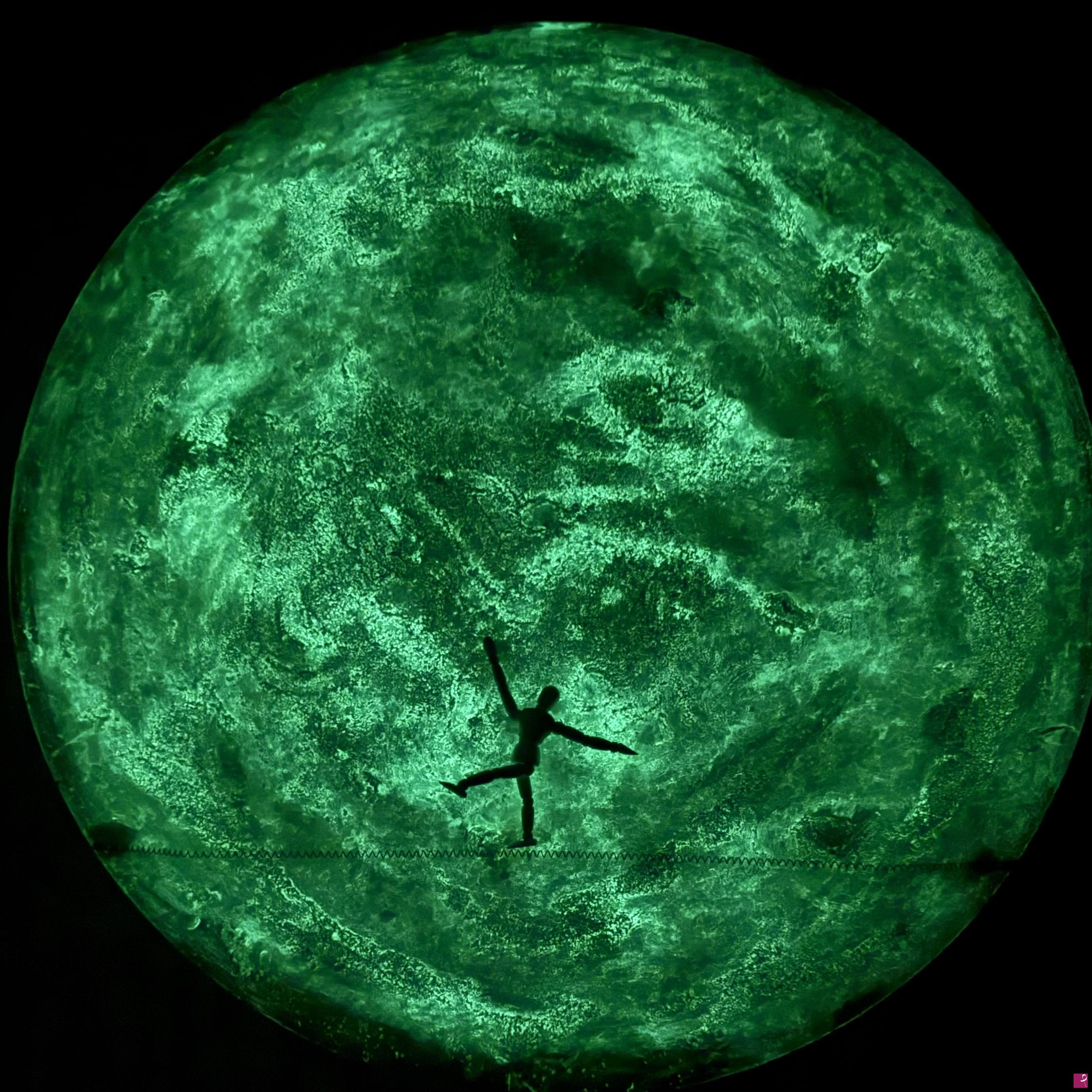 quadri in vendita online - Passeggiando sulla luna di notte