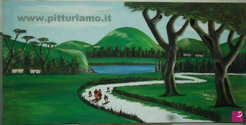 quadri in vendita online - passeggiata