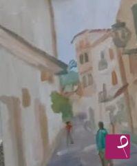 quadri in vendita online - Passeggiata 