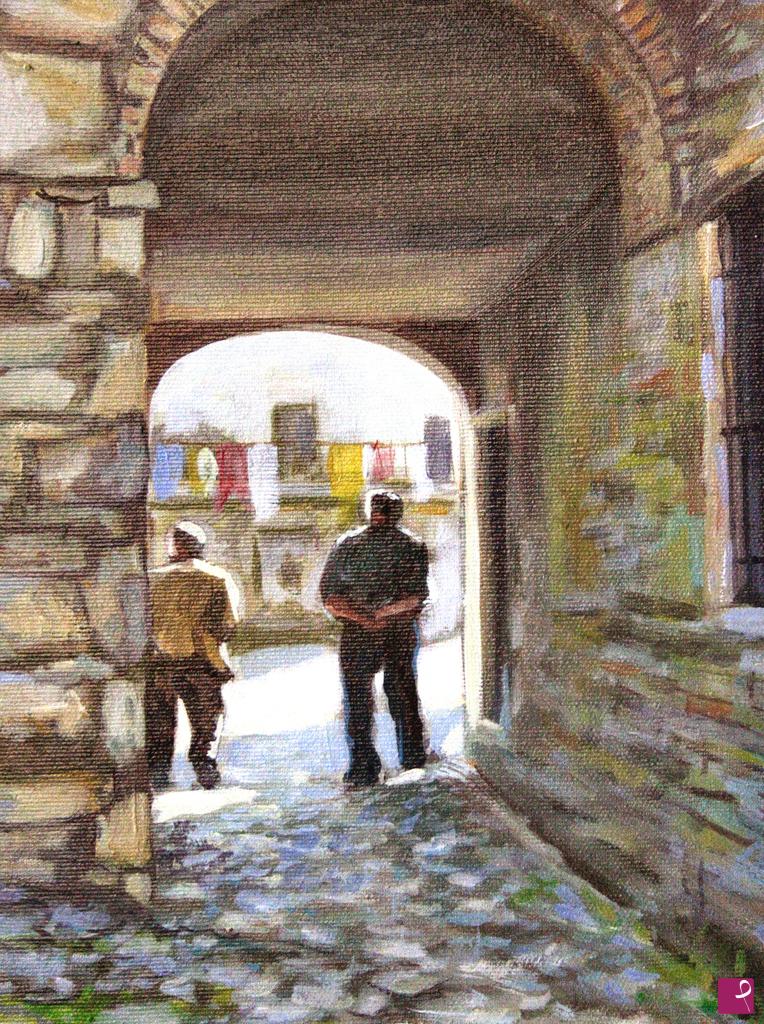 quadri in vendita online - PASSEGGIATA A CERIGNALE