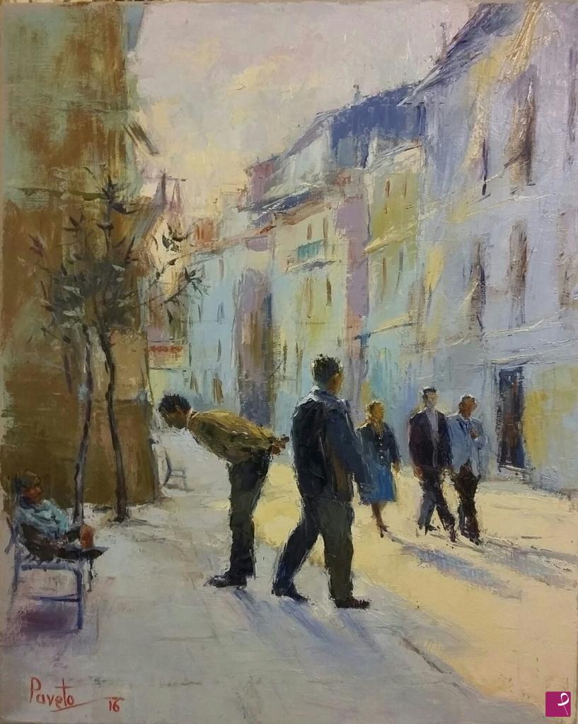 quadri in vendita online - Passeggiata a Monterosso