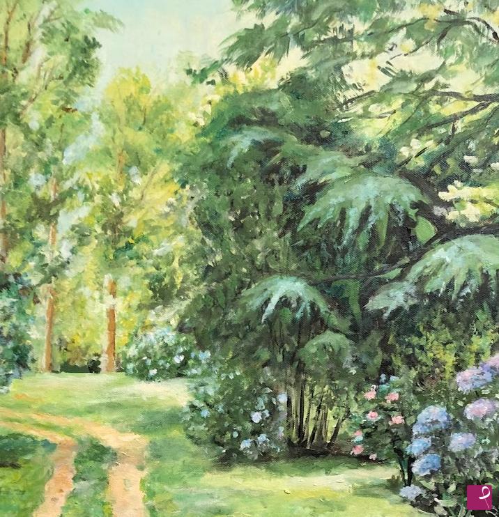 quadri in vendita online - passeggiata al parco