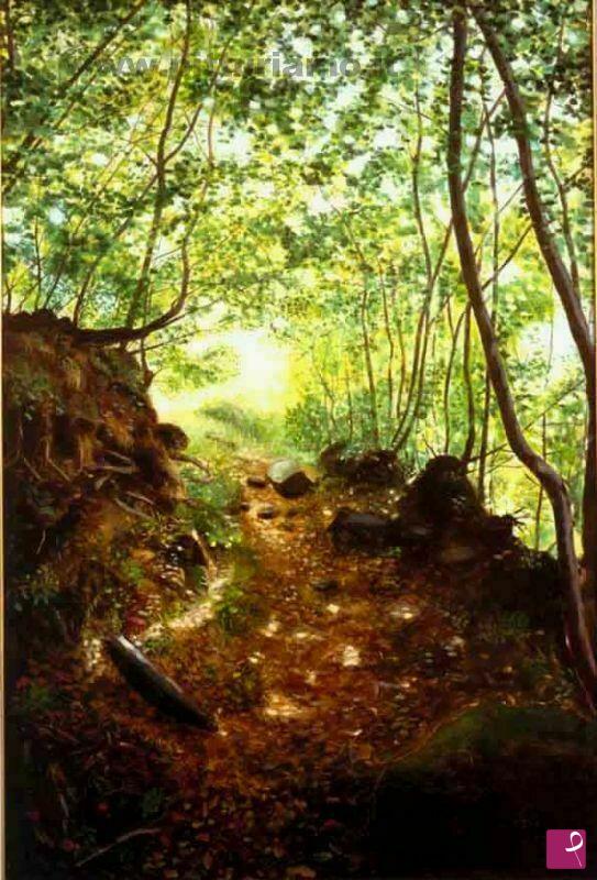 quadri in vendita online - passeggiata nel bosco