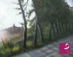 quadri in vendita online - passeggiata per Monteprandone