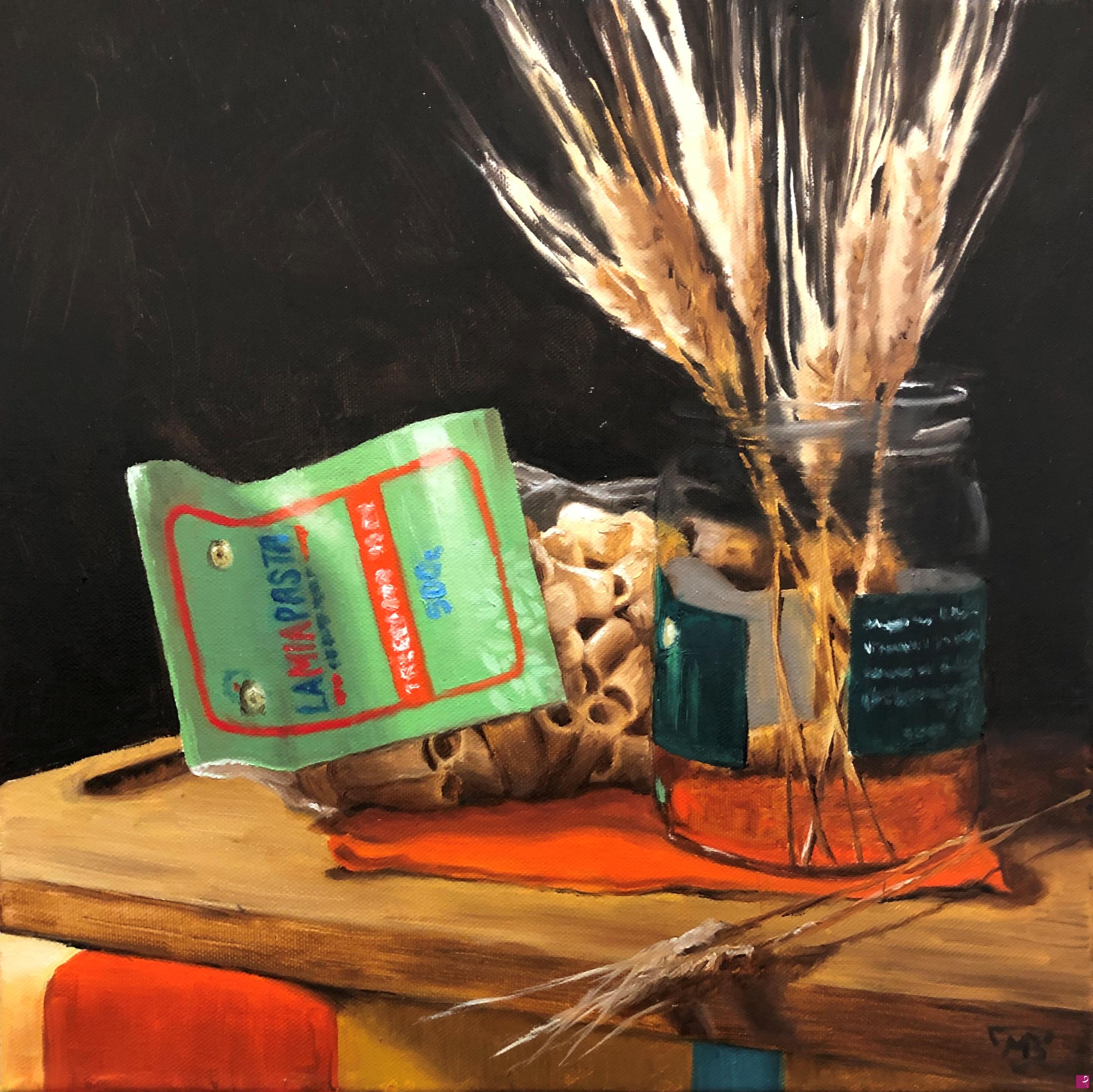 quadri in vendita online - Pasta and wheat