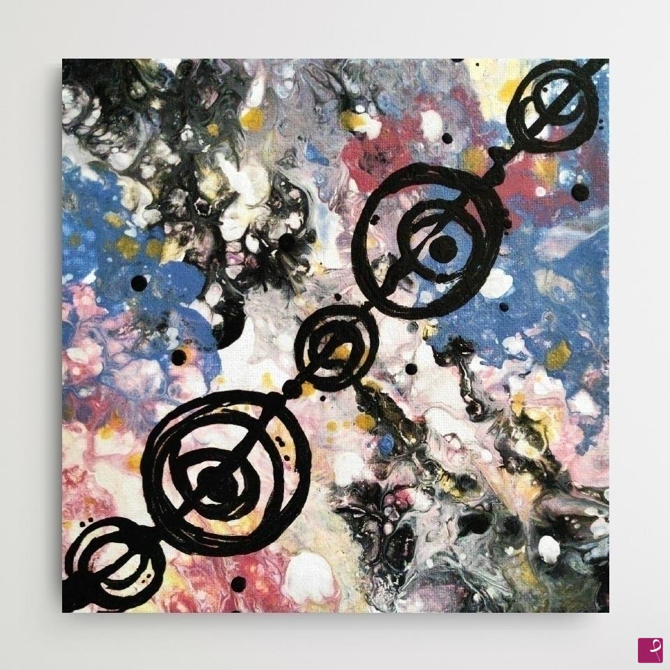 quadri in vendita online - Pastel Marble - Costellazione