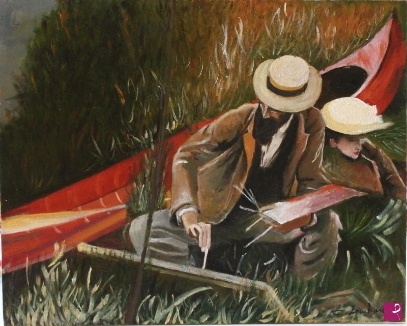 quadri in vendita online - Paul César Helleu e moglie