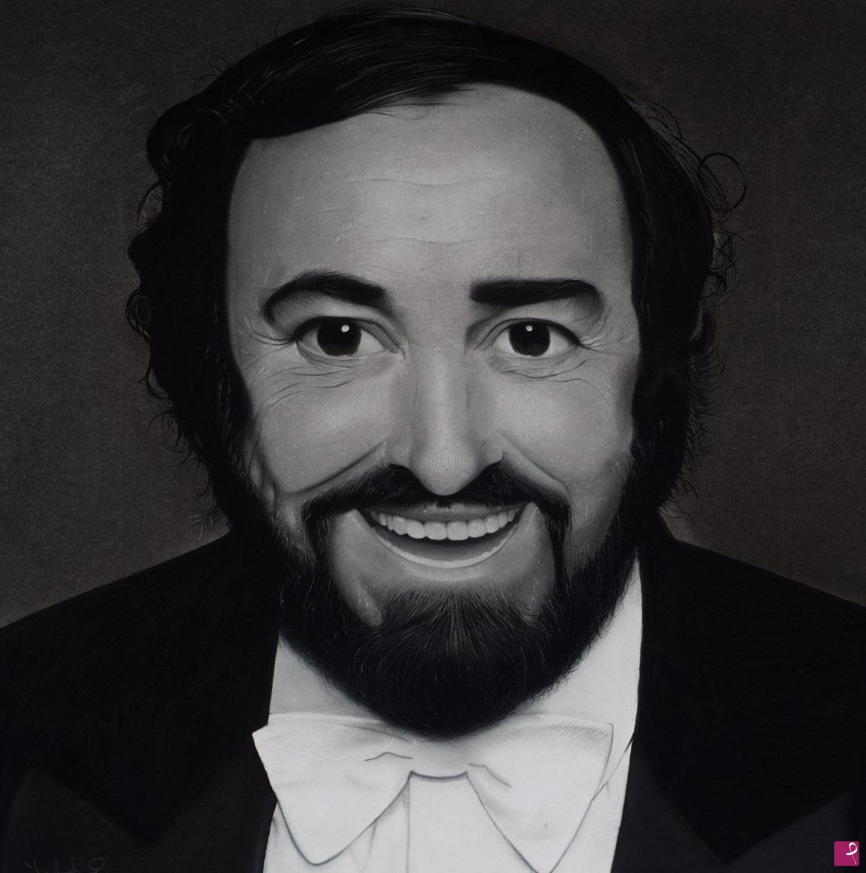 quadri in vendita online - Pavarotti