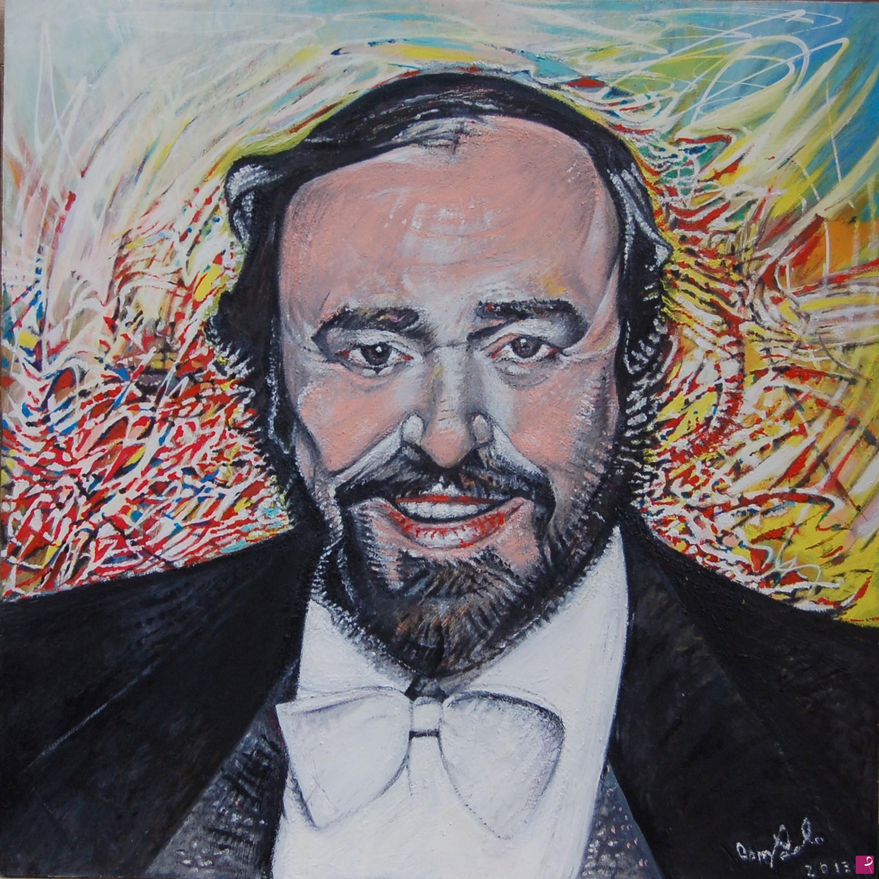 quadri in vendita online - Pavarotti