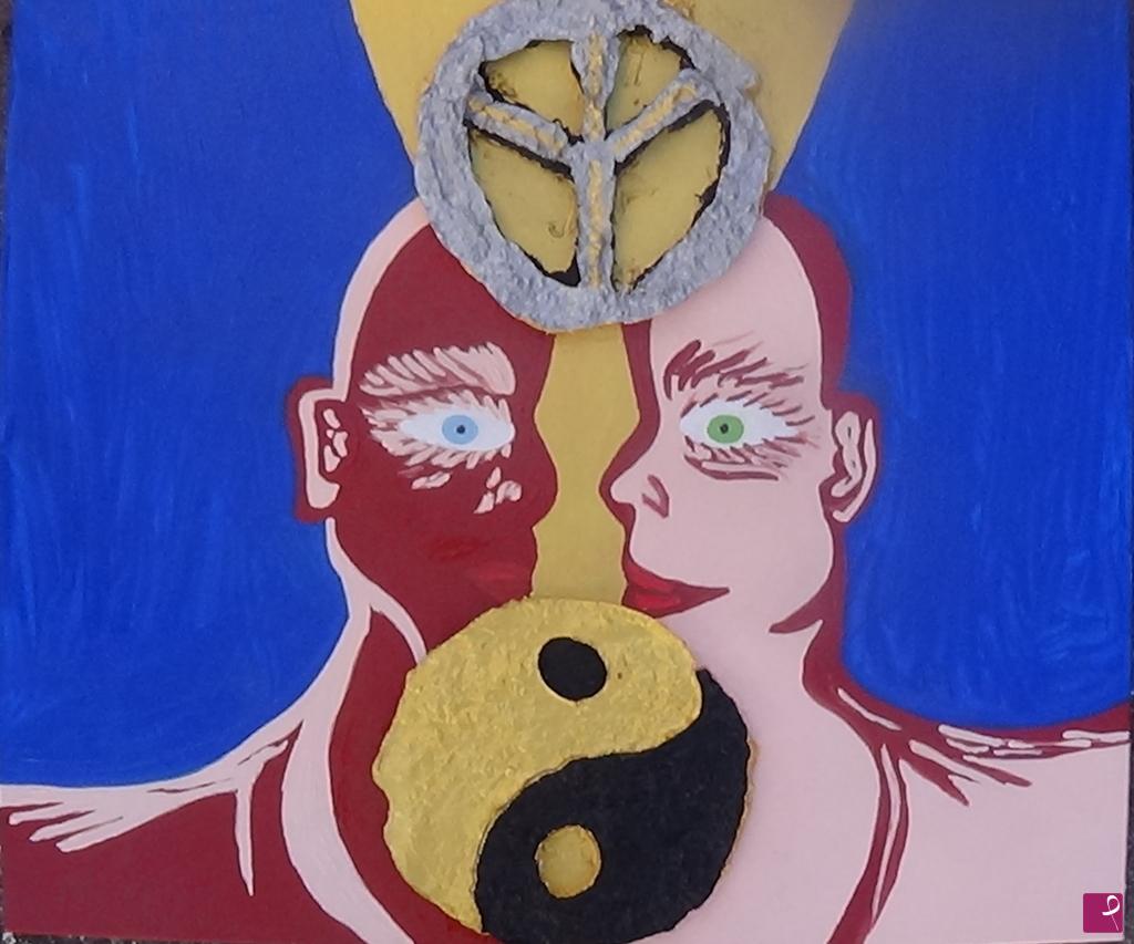 quadri in vendita online - PEACE BETWEEN GOOD AND EVIL ...
