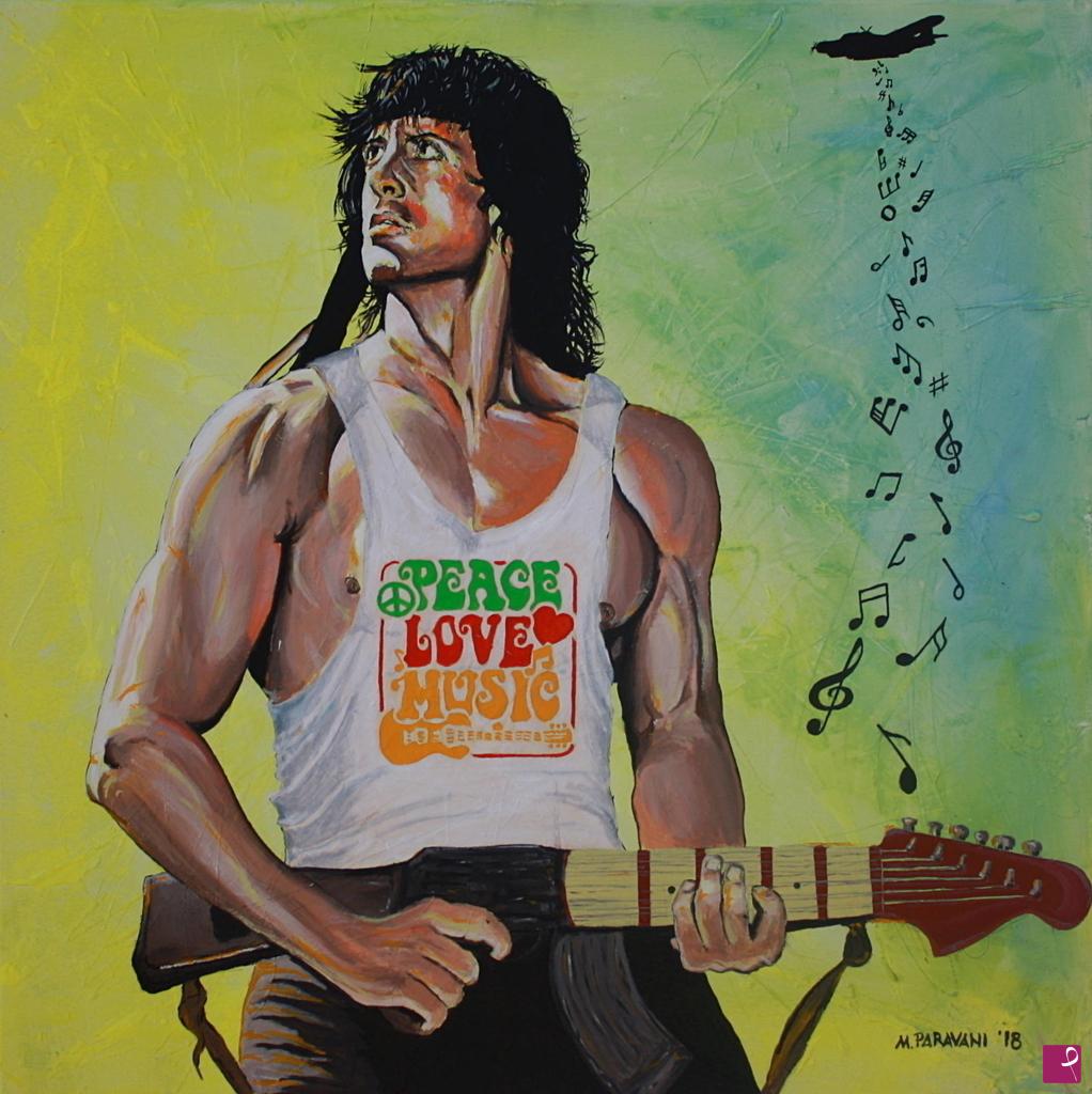 quadri in vendita online - Peace Love Music