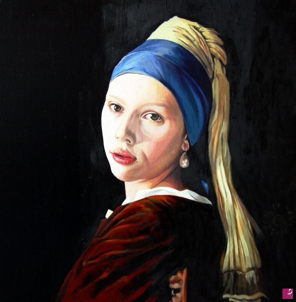 quadri in vendita online - Pearl earring