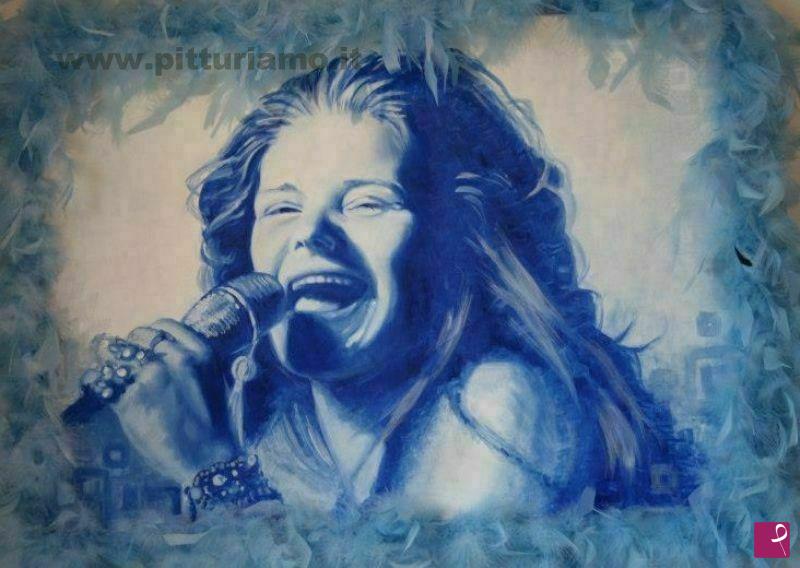 quadri in vendita online - pearl Janis Joplin