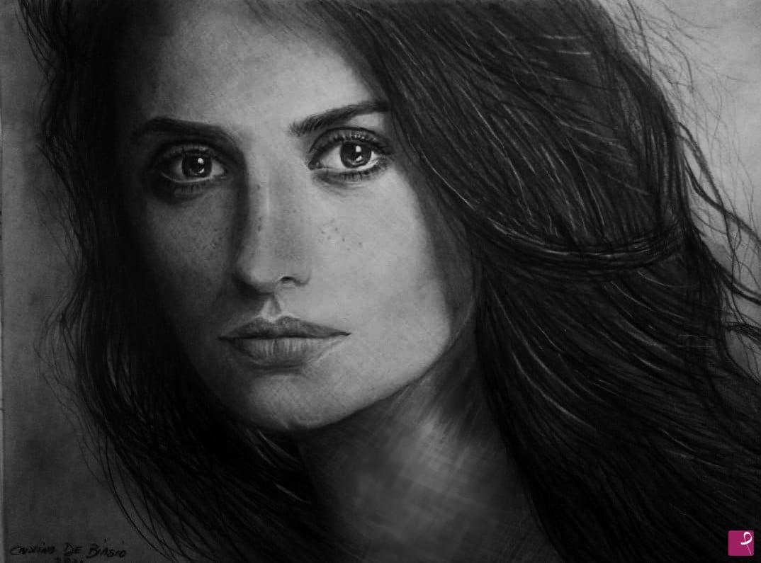 quadri in vendita online - Penelope Cruz ritratto