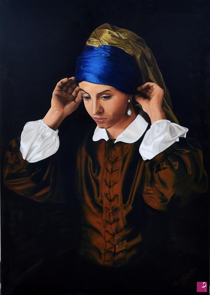 quadri in vendita online - Pensando a Vermeer