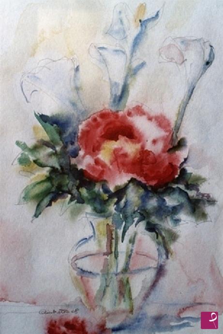 quadri in vendita online - Peonia