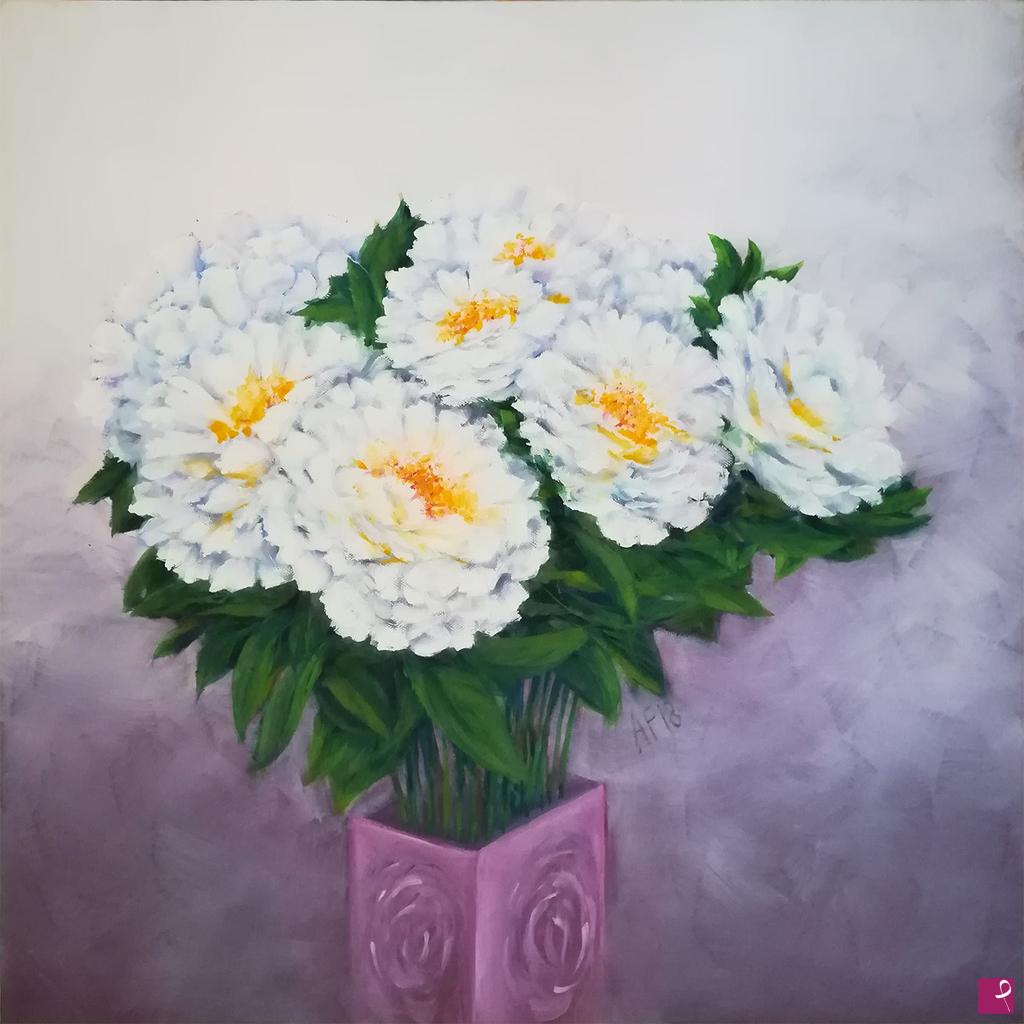quadri in vendita online - Peonie