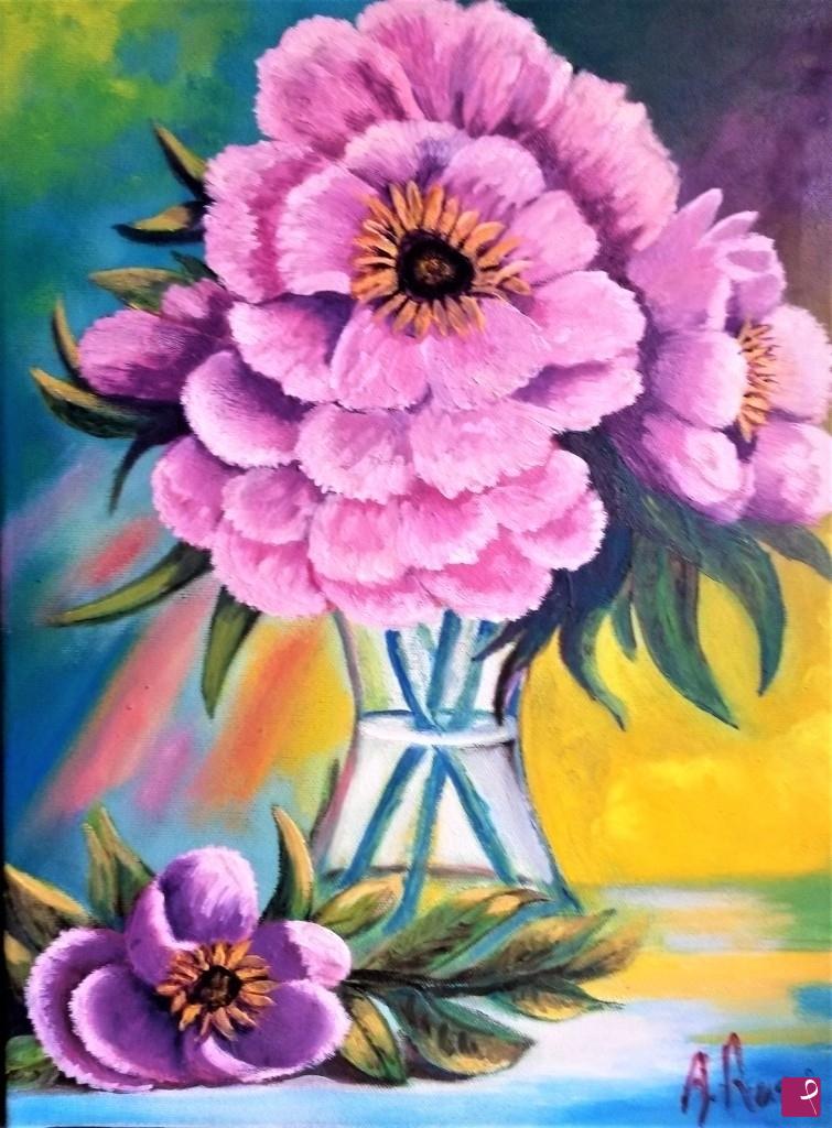quadri in vendita online - PEONIE  (2018)