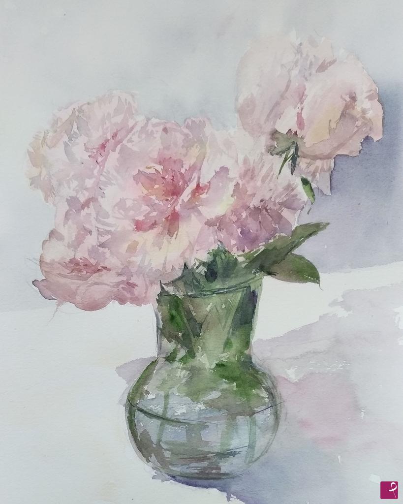 quadri in vendita online - Peonie