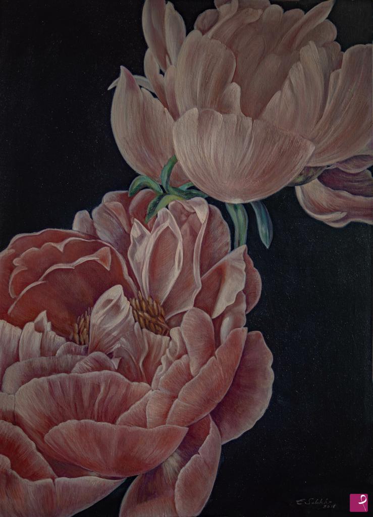quadri in vendita online - Peonie 