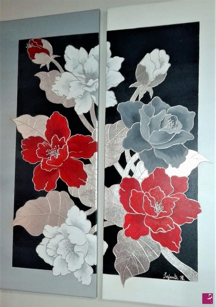 quadri in vendita online - " peonie"