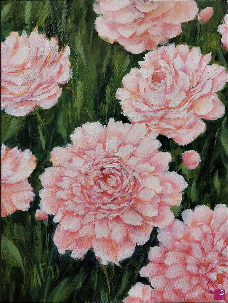 quadri in vendita online - Peonie