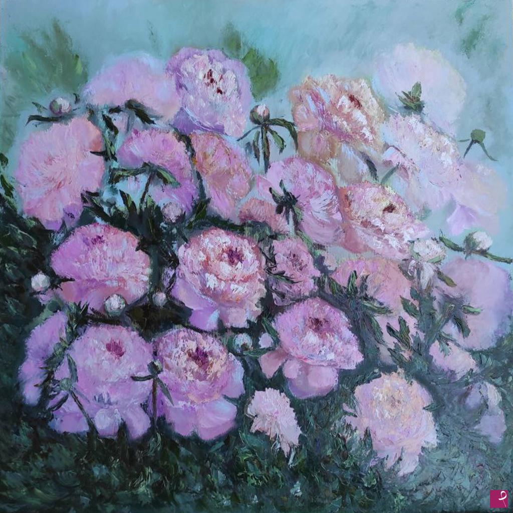 quadri in vendita online - Peonie