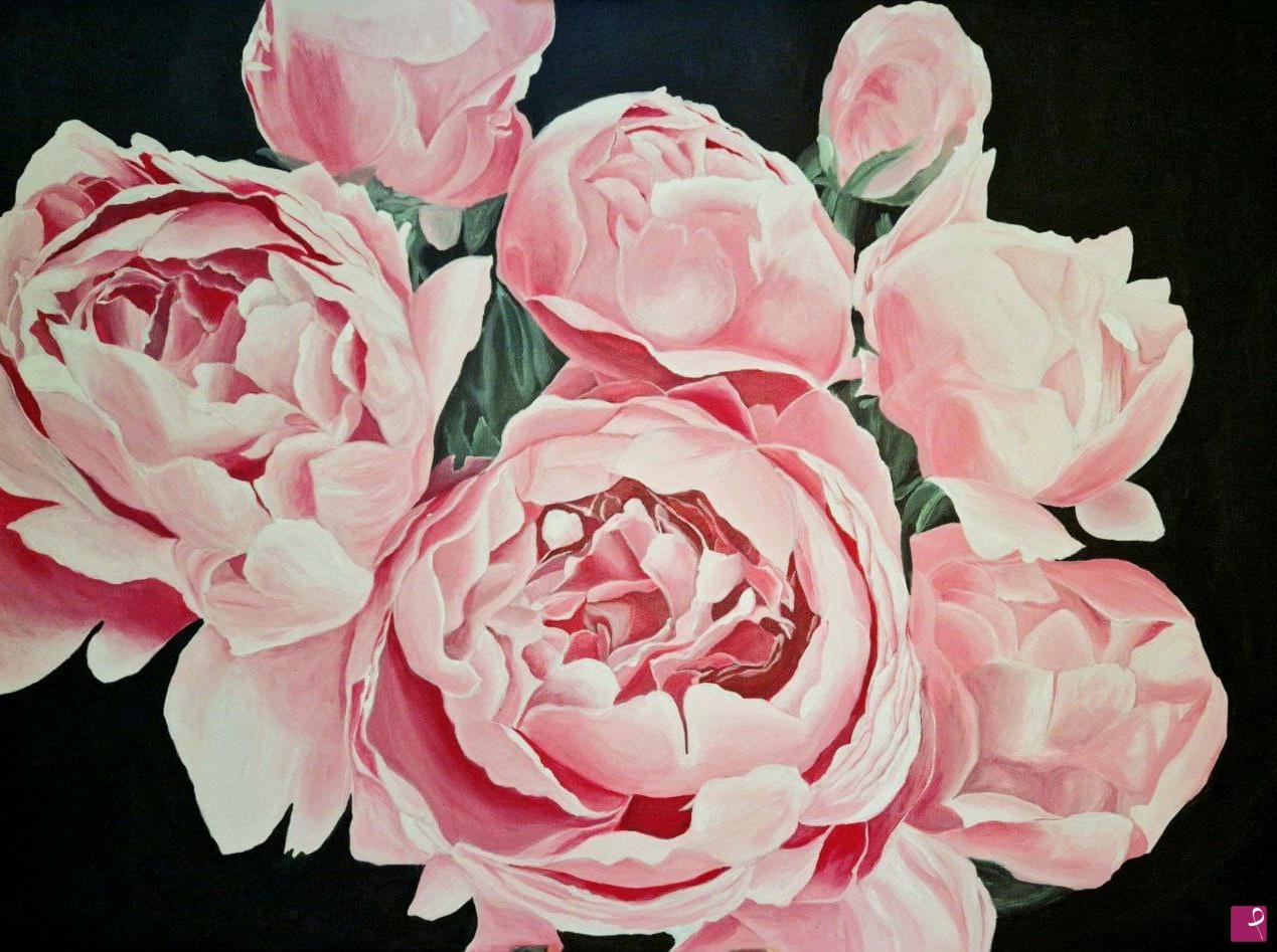 quadri in vendita online - Peonie