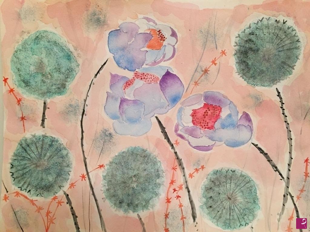 quadri in vendita online - Peonie
