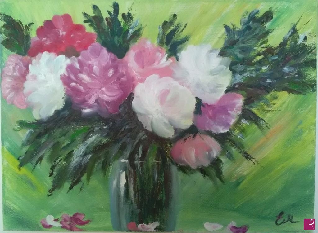 quadri in vendita online - Peonie