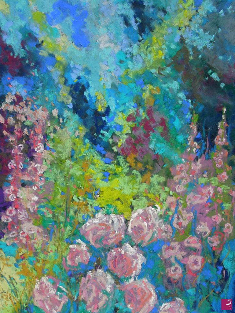 quadri in vendita online - Peonie in giardino - 201