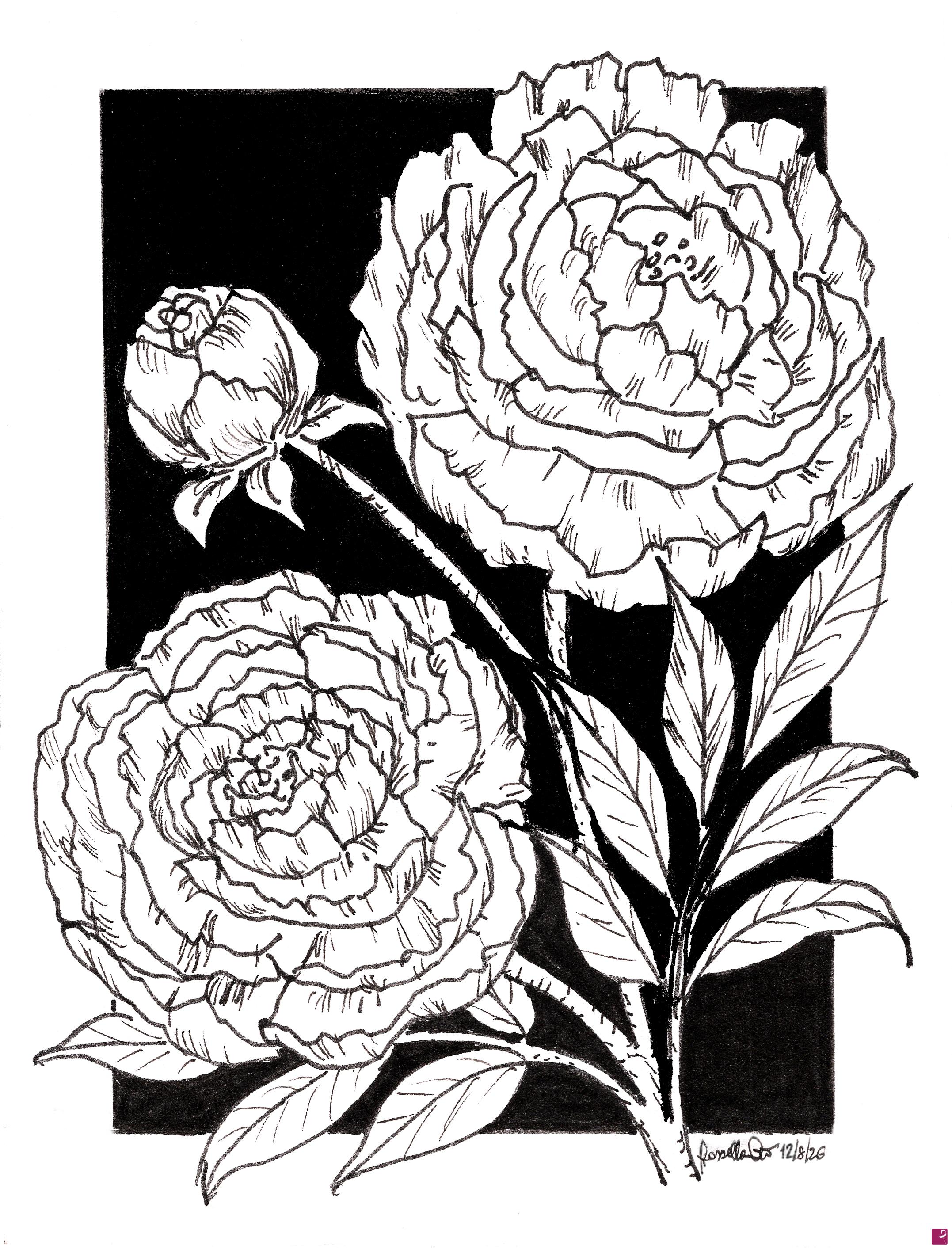 quadri in vendita online - Peony