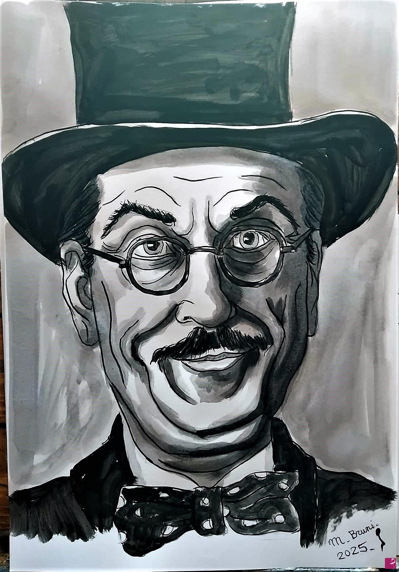 quadri in vendita online - Peppino de Filippo 2