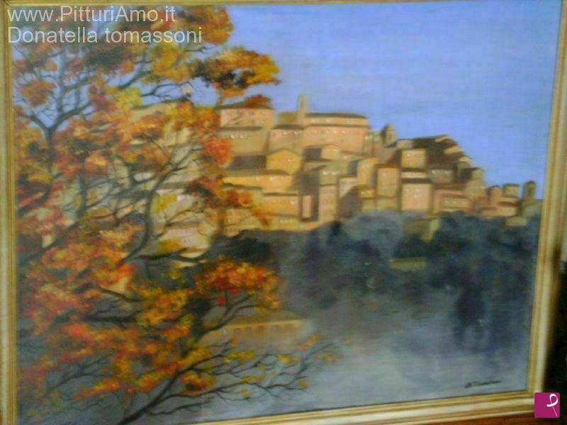 quadri in vendita online - PERUGIA D'AUTUNNO