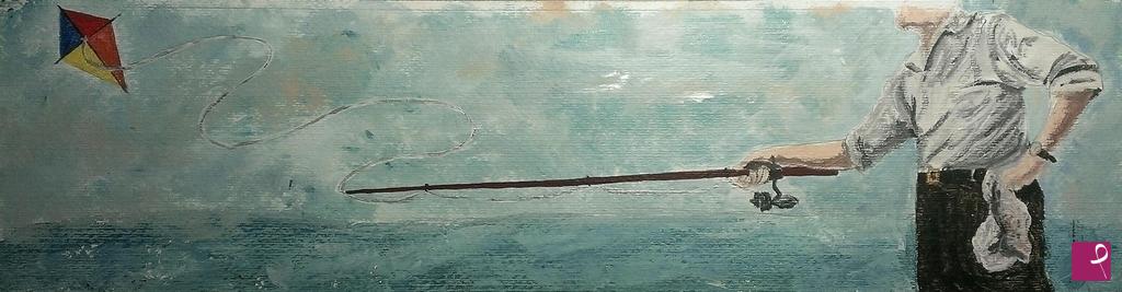 quadri in vendita online - Pescatore