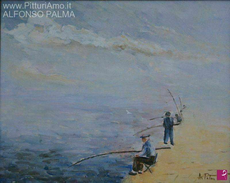 quadri in vendita online - Pescatori