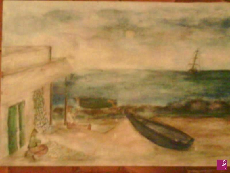 quadri in vendita online - PESCATORI