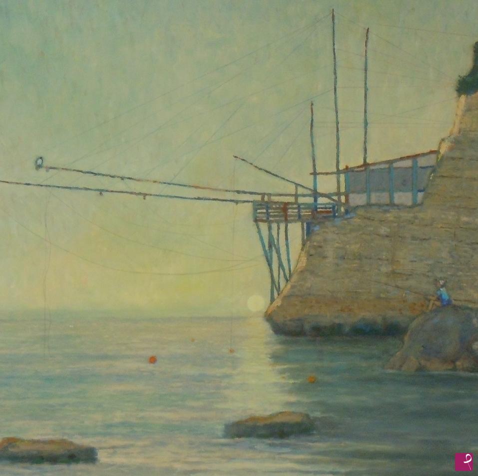 quadri in vendita online - Pescatori in Adriatico