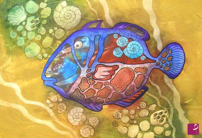 quadri in vendita online - Pesce 
