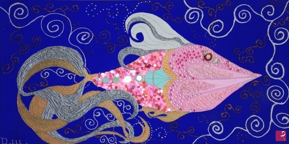 quadri in vendita online - Pesce nel Blu