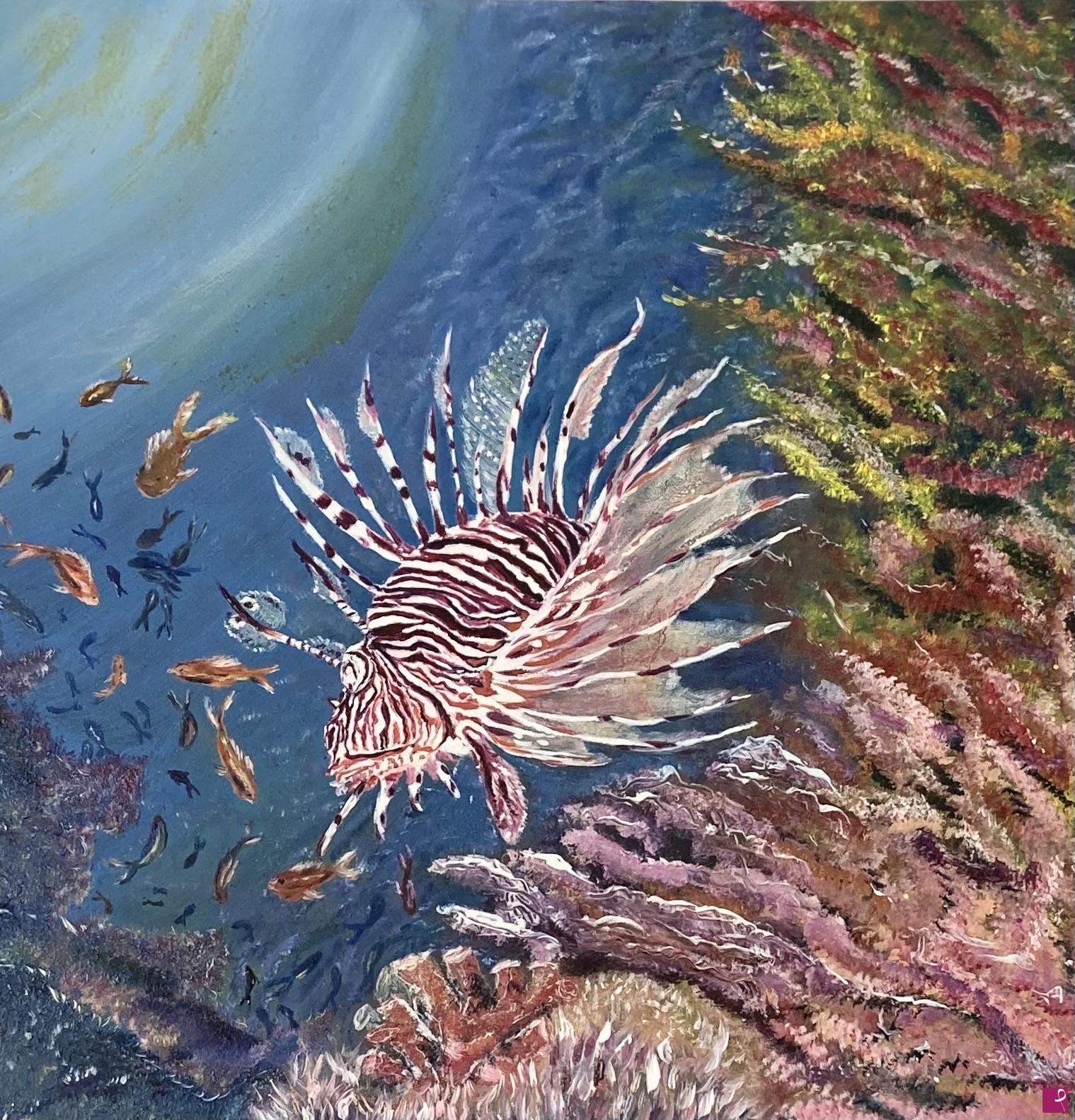 quadri in vendita online - Pesce scorpione 