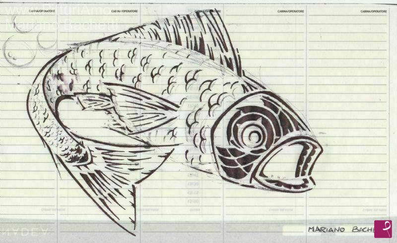 quadri in vendita online - Pesce Tattoo