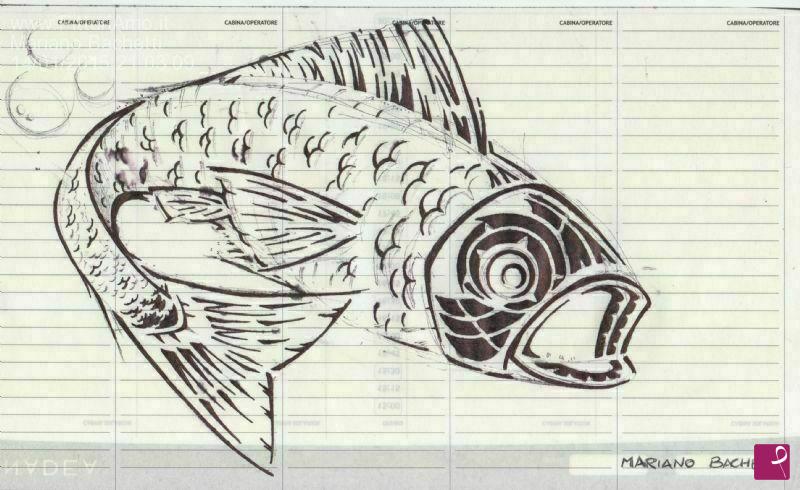 quadri in vendita online - Pesce Tattoo