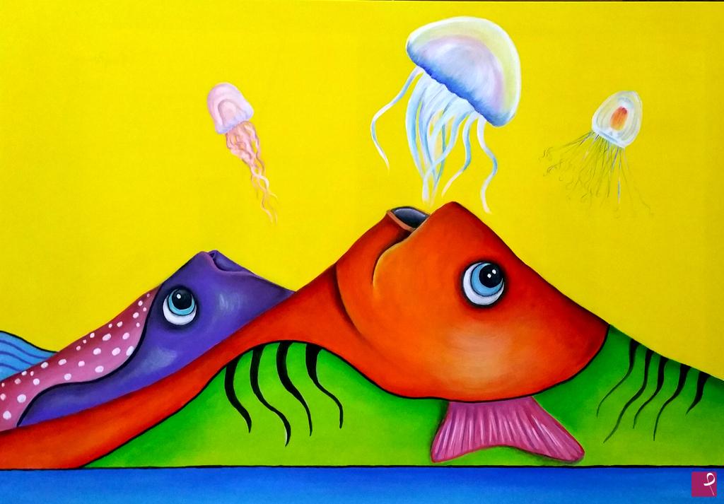 quadri in vendita online - Pesce Vesuvio