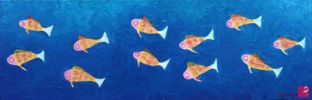 quadri in vendita online - Pesci