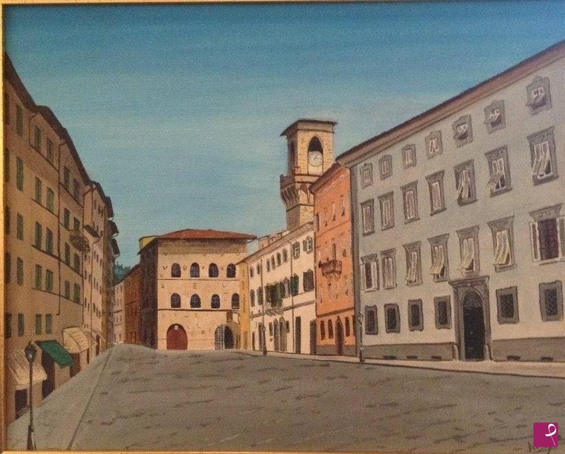 quadri in vendita online - PESCIA - PIAZZA MAZZINI
