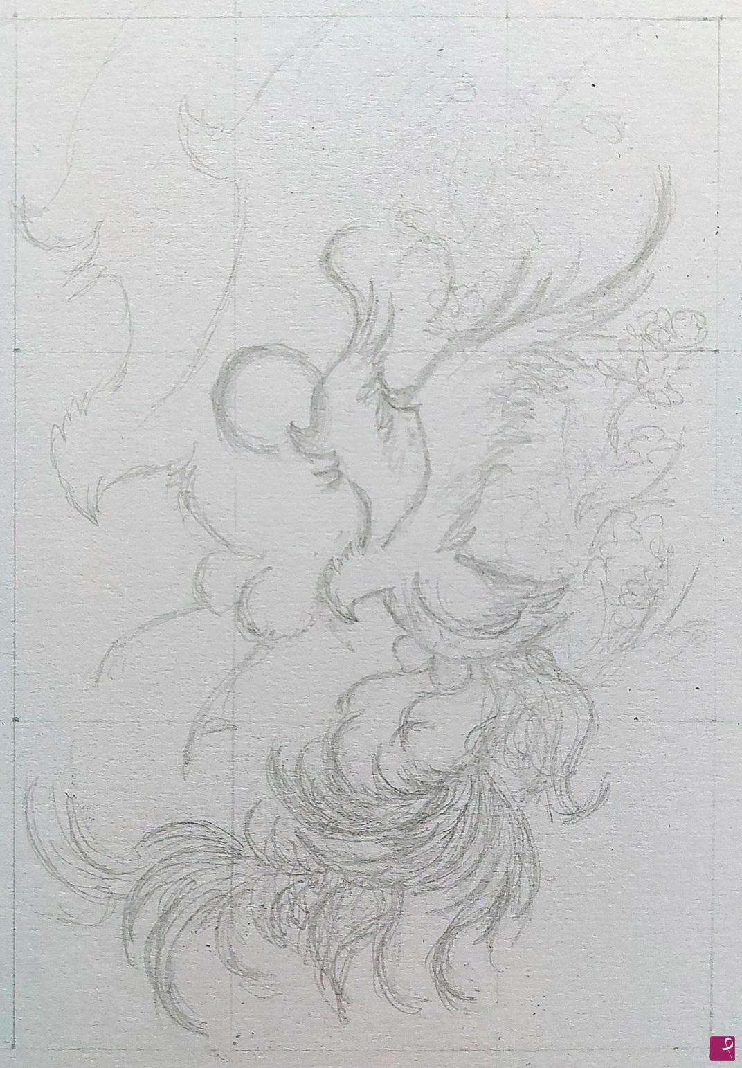 quadri in vendita online - Phoenix - Sketch