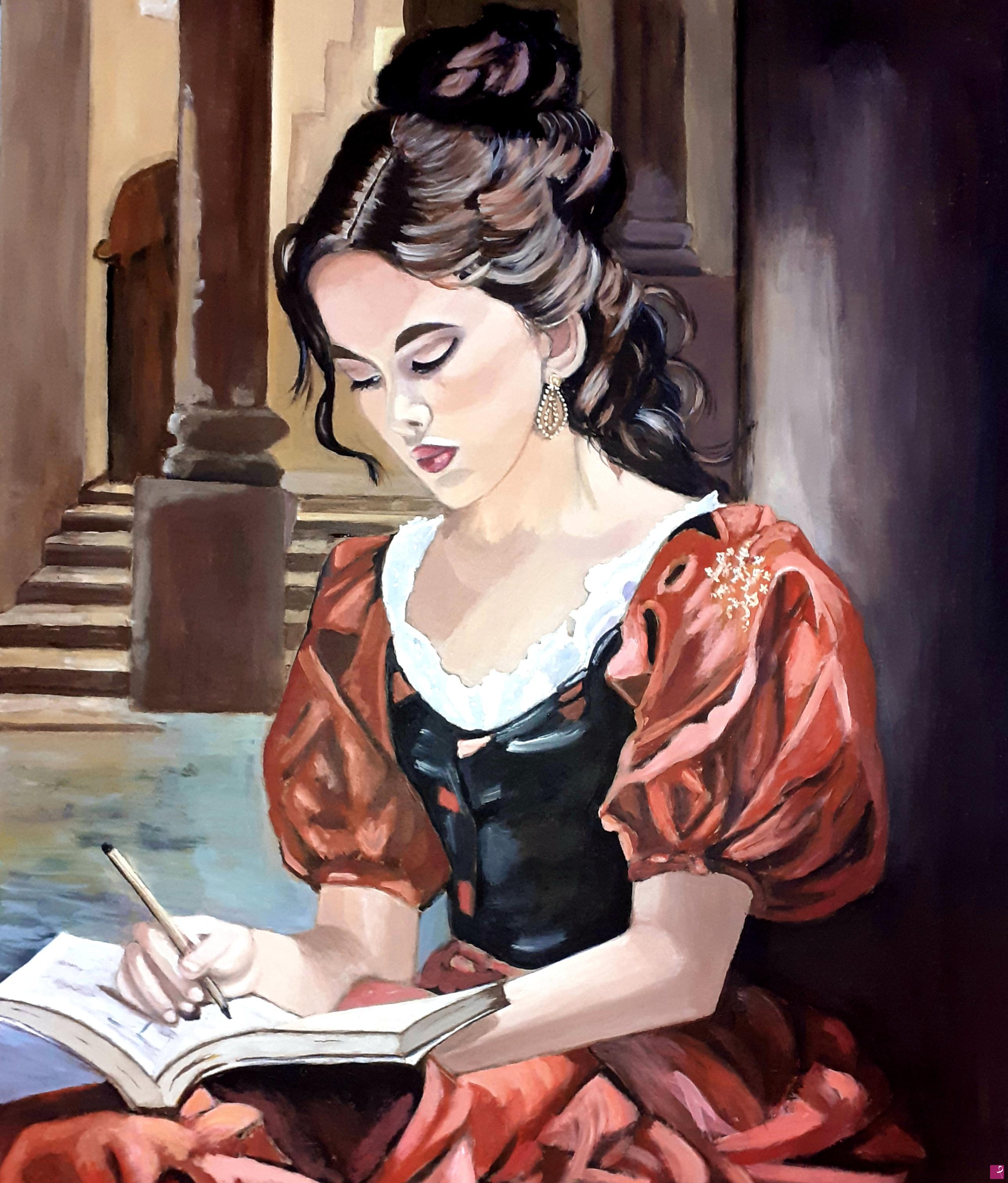 quadri in vendita online - Piacevole lettura 