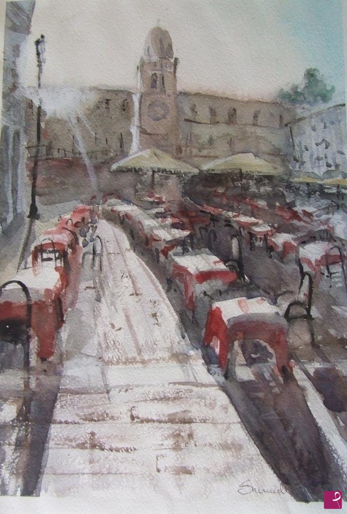 quadri in vendita online - Piazza Capitaniato (PD) 